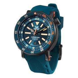 Vostok Europe NH35A-620C633 Men´s Watch Automatic Lunokhod 2 with teal strap