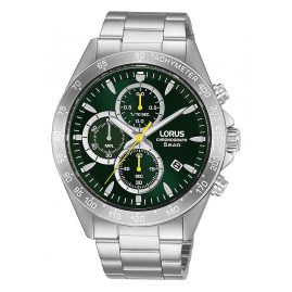 Lorus RM367GX9 Men's Watch Chronograph Green/Yellow