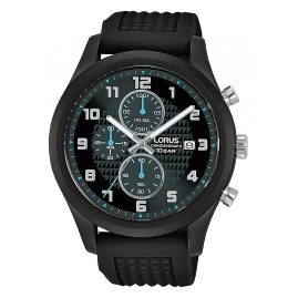 Lorus RM385GX9 Men's Watch Chronograph Black/Turquoise