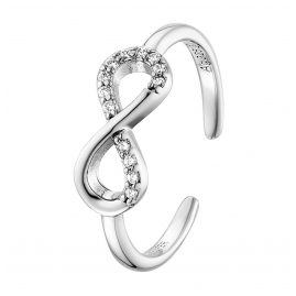 Engelsrufer ERR-INFINITY-ZI Women's Ring Infinity Silver