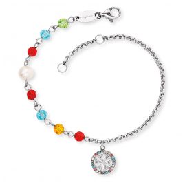 Engelsrufer ERBS-LILLIFL-ZIM Damen-Armband Boho Lebensblume bunt