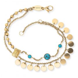 Engelsrufer ERBS-TREE-ZI-G Armband für Damen Boho Lebensbaum goldfarben