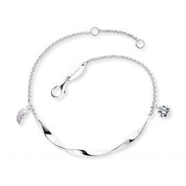 Engelsrufer ERB-TWIST-WING-ZI Silver Bracelet for Ladies