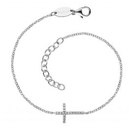 Engelsrufer ERB-LILCROSS-ZI Silver Bracelet for Women Cross