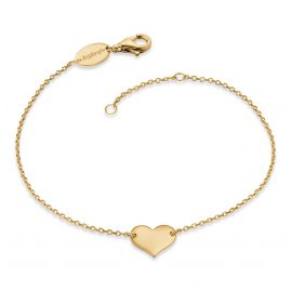 Engelsrufer ERB-LILHEART-G Women's Bracelet Heart Gold Tone