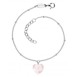 Engelsrufer ERB-HEART-RQ Ladies' Bracelet Heart Rose Quartz