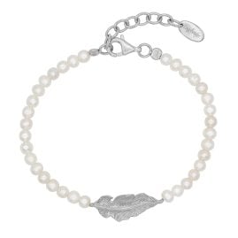 Engelsrufer ERB-GLORY-FEDER Ladies´ Bracelet Pearls with Feather