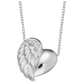 Engelsrufer ERN-LILHEARTWING Silver Necklace Heartwing