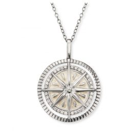 Engelsrufer ERN-WINDROSE-ENP-ZI Ladies´ Necklace Compass Rose Silver
