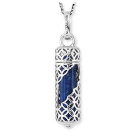 Engelsrufer ERN-HEAL-LP-M Silber Damen-Kette Kraftstein Lapislazuli M