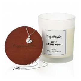 Engelsrufer ERJC-HEARTWING Gift Candle Rose with Necklace Heartwing