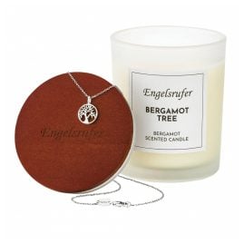 Engelsrufer ERJC-LILTREE Gift Candle Bergamot with Necklace Tree of Life