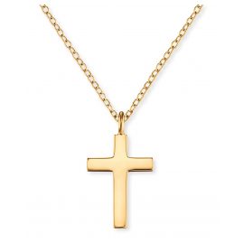 Engelsrufer ERN-LILCROSS-G Necklace for Women and Kids Cross Gold Tone