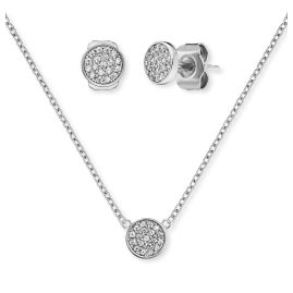 Engelsrufer ERMT-LILLUNA3-ZI Ladies' Jewellery Set Necklace and Earrings Circle