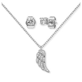 Engelsrufer ERMT-LILWING-ZI Ladies' Jewellery Set Necklace and Earrings Wing
