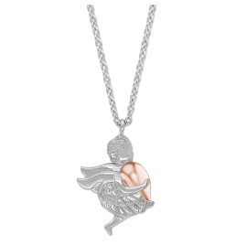 Engelsrufer ERN-ANGEL-HW-BIR Ladies´ Necklace Angel with Heartwing Bicolour