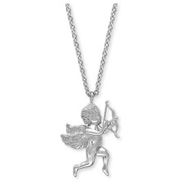 Engelsrufer ERN-AMOR Damen-Halskette Engel mit Pfeil und Bogen Silber