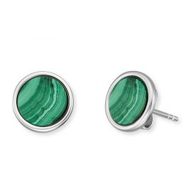 Engelsrufer ERE-ML-ST Damen-Ohrringe Ohrstecker Silber Kraftstein Malachit