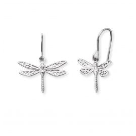Engelsrufer ERE-DRAGONFLY Women's Drop Earrings Silver Dragonfly