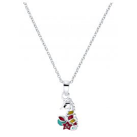 Prinzessin Lillifee 2031161 Kinder-Halskette für Mädchen Seepferdchen Silber