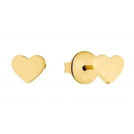Prinzessin Lillifee 2033363 Girls' Stud Earrings Heart Gold Plated Stainless Steel