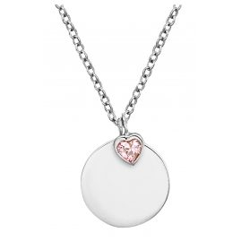 Prinzessin Lillifee 2033374 Silver Children's Necklace Heart with Pendant