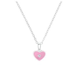 Prinzessin Lillifee 2035981 Silber-Halskette für Kinder mit Herz-Anhänger