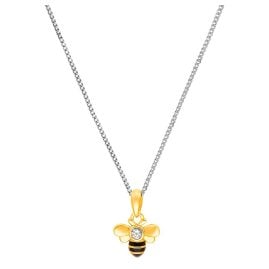 Prinzessin Lillifee 2035989 Children's Necklace Bee Silver Two-Colour