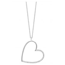 Julie Julsen JJNE0687.1 Silver Ladies' Necklace Heart