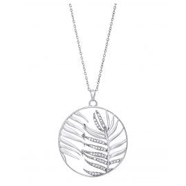 Julie Julsen JJNE0832.1 Ladies' Necklace Palm Leaf Silver