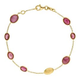 Elaine Firenze 223830 Ladies' Bracelet Ruby 585 / 14 K Gold