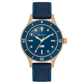 Bulova 98A325 Men's Watch Automatic Mil-Ships Special Edition Dark Blue