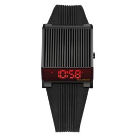 Bulova 98C135 Digital Men's Watch Computron Black/Red