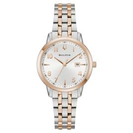 Bulova 98M140 Damenarmbanduhr Classic Quarz Zweifarbig