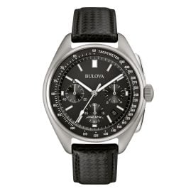 Bulova 96B251 Men's Watch Chronograph Lunar Pilot with Extra Strap