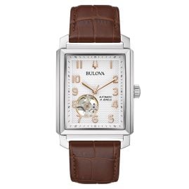Bulova 96A268 Men's Watch Automatic Sutton Brown/Rose Gold Tone