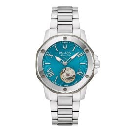 Bulova 98L317 Women's Watch Automatic Marine Star Steel/Turquoise