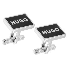 HUGO 50476911-001 Cufflinks E-Frame Black