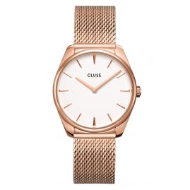 Cluse CW0101212002 Ladies' Wristwatch Féroce Rose Gold/White