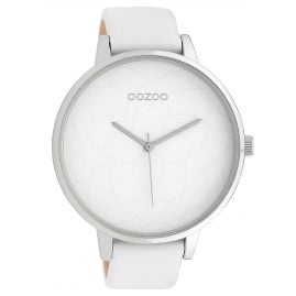 Oozoo C10100 Damenarmbanduhr Silberfarben/Weiß 48 mm Oozoo C10100 Damenarmbanduhr Silberfarben/Weiß 48 mm