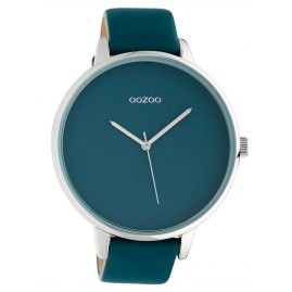 Oozoo C10571 Damenuhr mit Lederband Blaugrün 48 mm