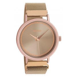 Oozoo C10683 Women's Watch with Mesh Bracelet Rose Gold Tone 42 mm
