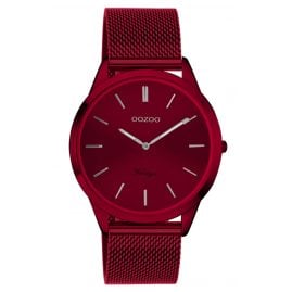 Oozoo C20006 Damenuhr Ultra Slim Burgunderrot 38 mm