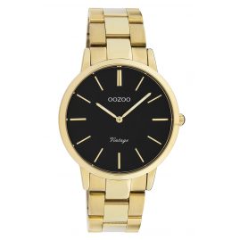 Oozoo C20035 Damen-Armbanduhr Metallband Ø 38 mm Goldfarben/Schwarz
