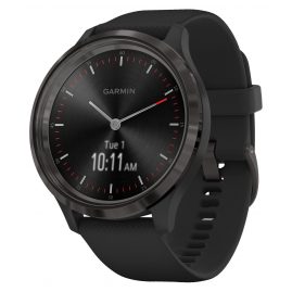 Garmin 010-02239-01 vivomove 3 Smartwatch Silikonband Schwarz/Schiefergrau