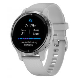 Garmin 010-02429-12 Venu 2S Fitness Smartwatch Hellgrau/Silberfarben
