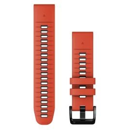 Garmin 010-13280-04 Quickfit Silicone Strap 22 mm Flame Red/Graphite