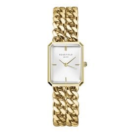 Rosefield SWGSG-O76 Damen-Armbanduhr Studio Double Chain Goldfarben