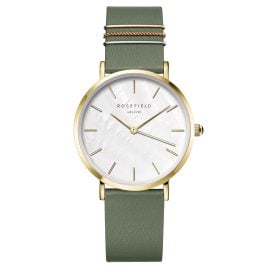 Rosefield WFGG-W85 Ladies' Wristwatch West Village Olive Green/White