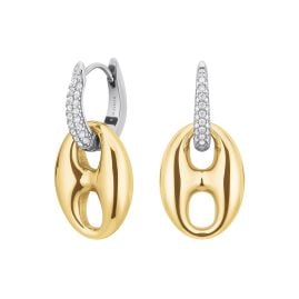Rosefield JECCD-J1049 Women's Earrings Crystal Two Tone